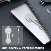 New Magnetic Laptop Phone Holder Silver by salelink.co.nz