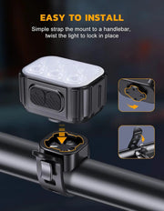 Waterproof Bike Lights by salelink.co.nz