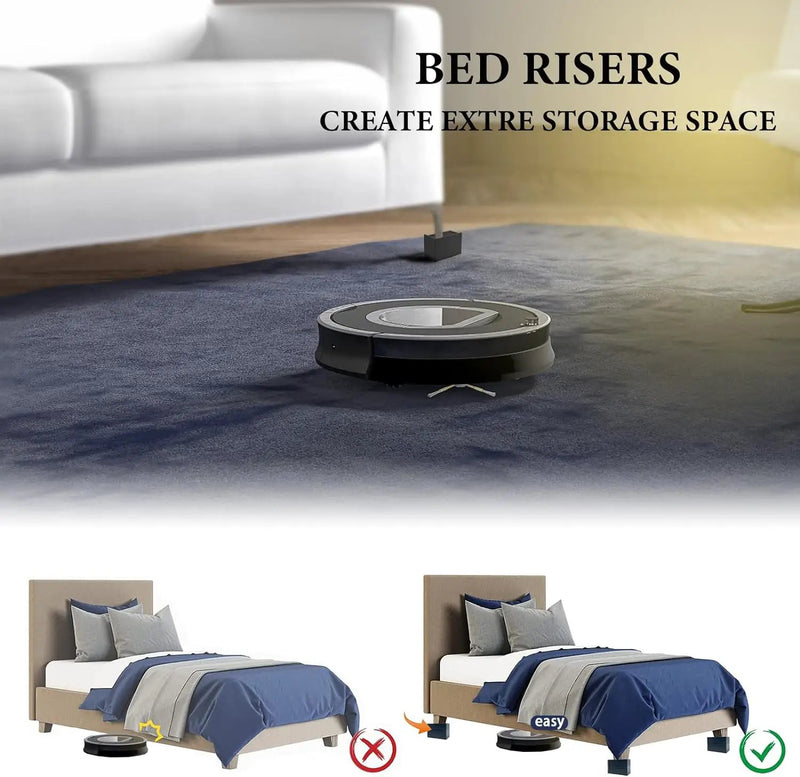 4Pcs Furniture Risers 7.5cm by salelink.co.nz