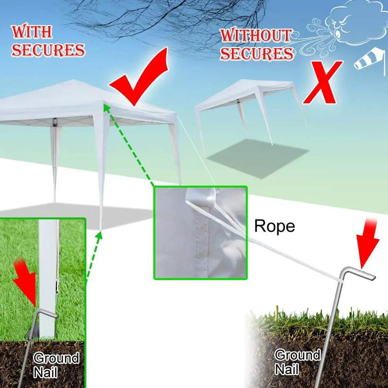Canopy Tent Gazebo with Dressed Legs by salelink.co.nz