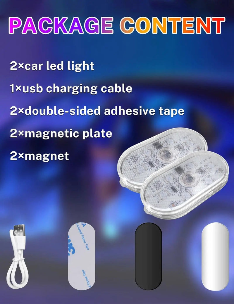 2Pcs Car Interior Lights by salelink.co.nz