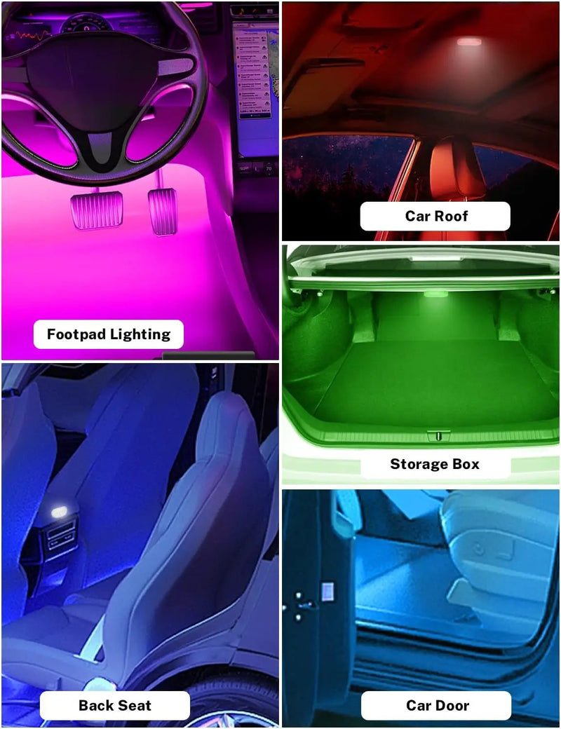 2Pcs Car Interior Lights by salelink.co.nz
