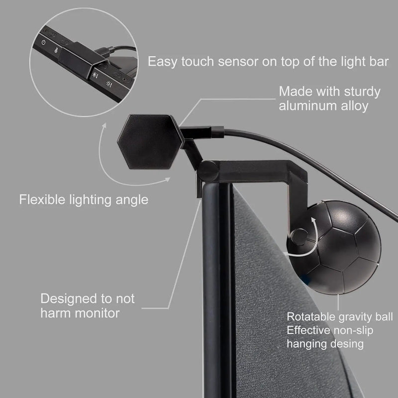 Computer Monitor Light Bar Desk Lamp 40cm by salelink.co.nz