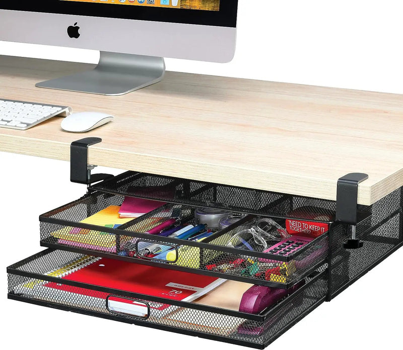 Under Desk Drawer Organizer by salelink.co.nz