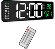 Large Digital Wall Clock by salelink.co.nz