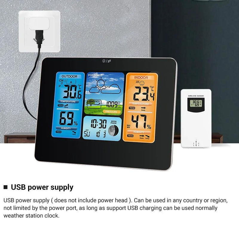 Weather Station Black by salelink.co.nz