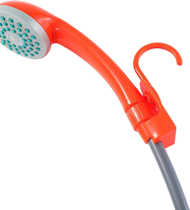 Portable Camping Shower Kit with Folding Bucket by salelink.co.nz