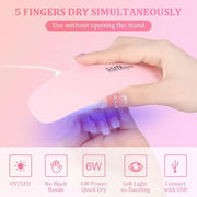 Mini UV LED Nail Lamp by salelink.co.nz