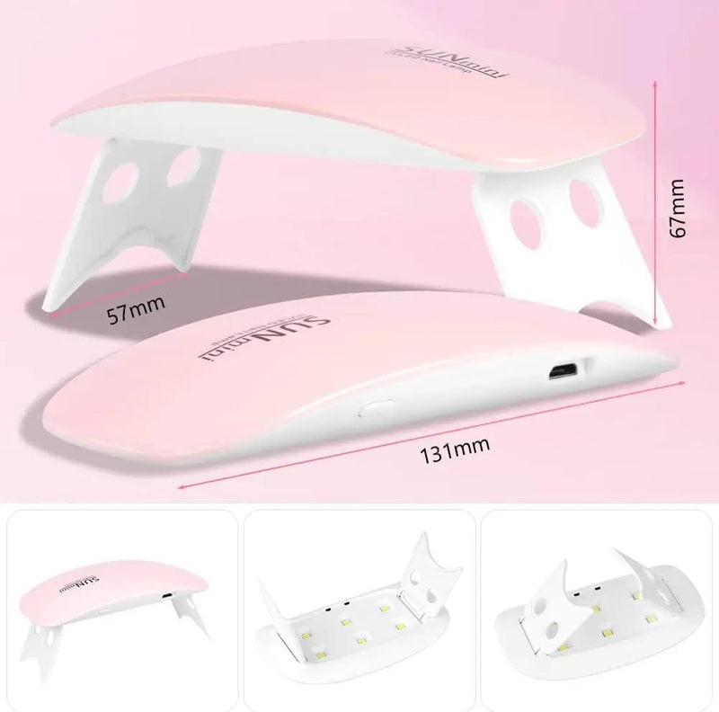 Mini UV LED Nail Lamp by salelink.co.nz