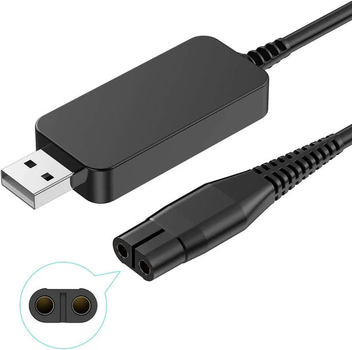 USB Charger Cable For PHILIPS 4.3V Shaver by salelink.co.nz