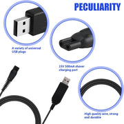 USB Charger Cable for Philips Shaver 15V by salelink.co.nz