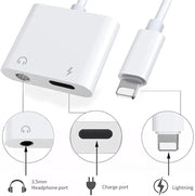 2 in 1 Dual Lightning Audio Charge Adapter by salelink.co.nz