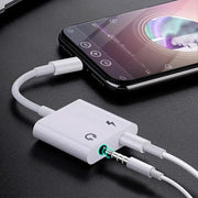 2 in 1 Dual Lightning Audio Charge Adapter by salelink.co.nz