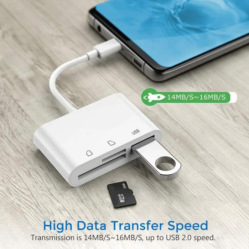 USB C SD/TF Card Reader Type C by salelink.co.nz
