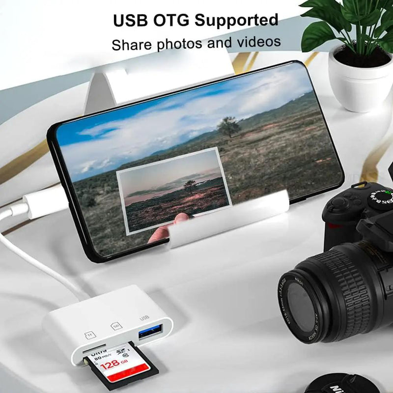USB C SD/TF Card Reader Type C by salelink.co.nz