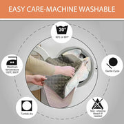 Recliner Sofa Chair Cover Navy-L by salelink.co.nz