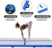 Air Track Gym Mat Blue-4x1x0.1m by salelink.co.nz