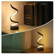 Spiral LED Table Lamp by salelink.co.nz