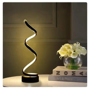Spiral LED Table Lamp by salelink.co.nz