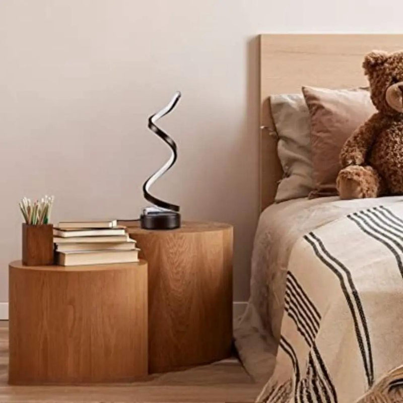 Spiral LED Table Lamp by salelink.co.nz