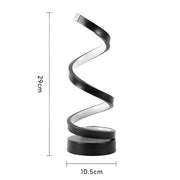 Spiral LED Table Lamp by salelink.co.nz