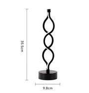 Spiral LED Table Lamp by salelink.co.nz