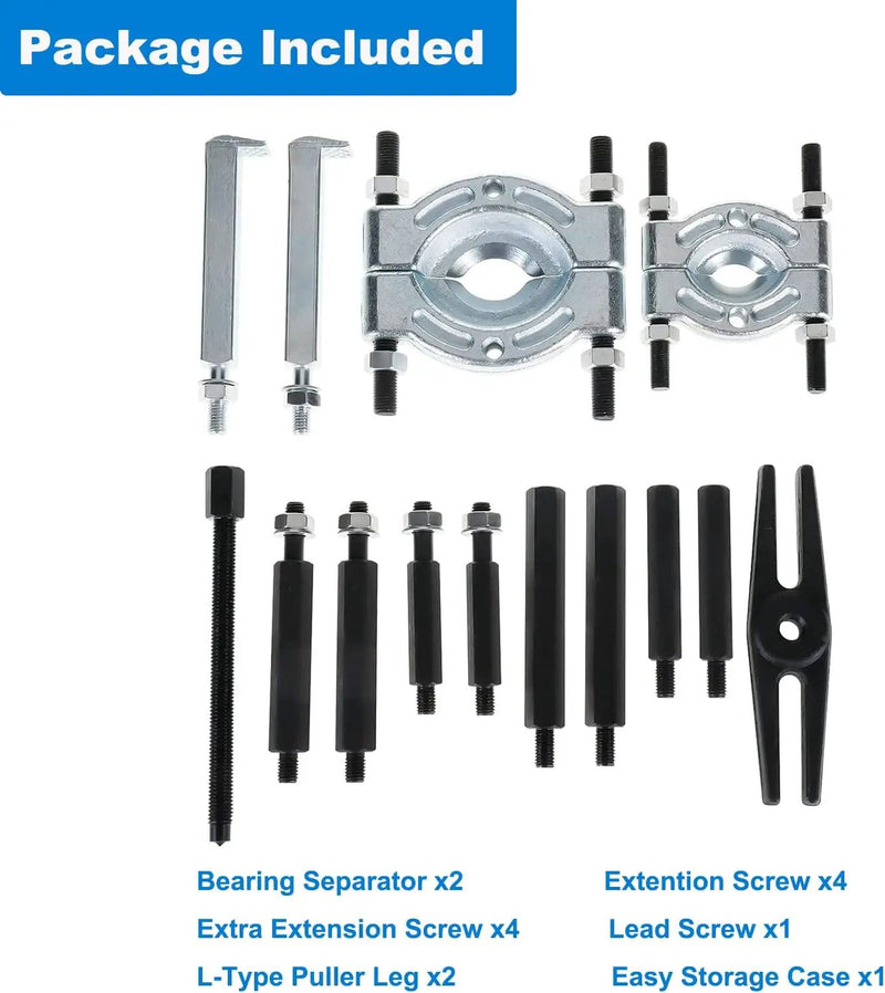 14PCS Bearing Separator Puller Set by salelink.co.nz