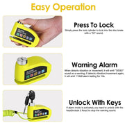 Motorcycle Alarm Disc Lock by salelink.co.nz
