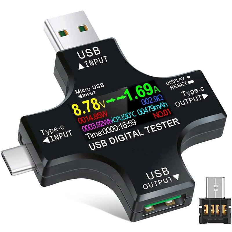 Multifuntional USB C Power Meter by salelink.co.nz