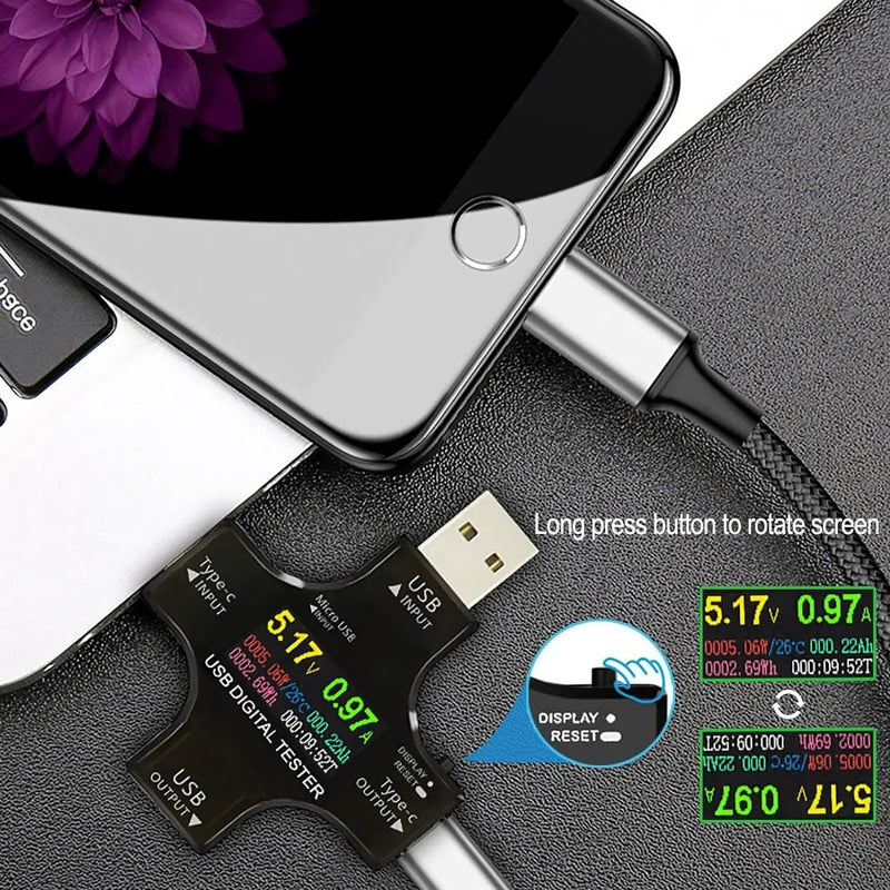 Multifuntional USB C Power Meter by salelink.co.nz