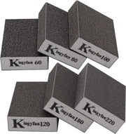 60/80/100/120/180/220 Grits Sanding Blocks by salelink.co.nz