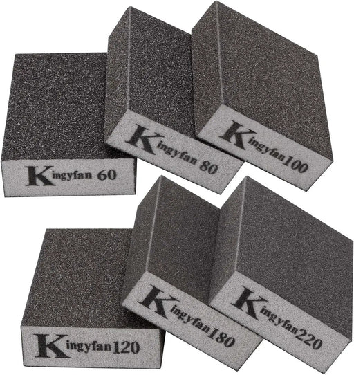 60/80/100/120/180/220 Grits Sanding Blocks by salelink.co.nz