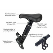 Bike Child Kids Seat with Handlebar by salelink.co.nz