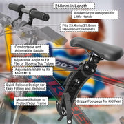 Upgraded Bike Child Seat with Handlebar by salelink.co.nz
