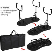 Folding Manicure Table Black by salelink.co.nz