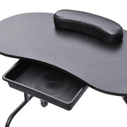 Folding Manicure Table Black by salelink.co.nz