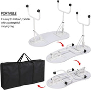 Folding Manicure Table White by salelink.co.nz