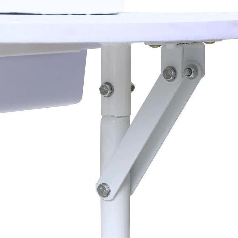 Folding Manicure Table White by salelink.co.nz