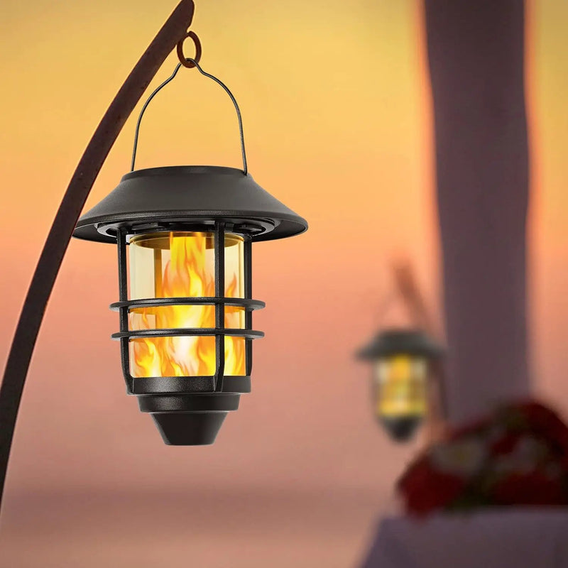 2Pcs Solar Outdoor Hanging Lantern by salelink.co.nz