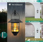 2Pcs Solar Outdoor Hanging Lantern by salelink.co.nz