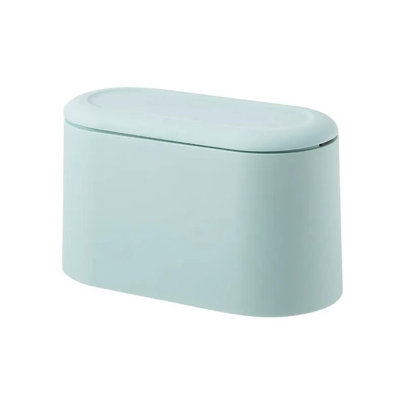 Desktop Trash Can with Lid by salelink.co.nz