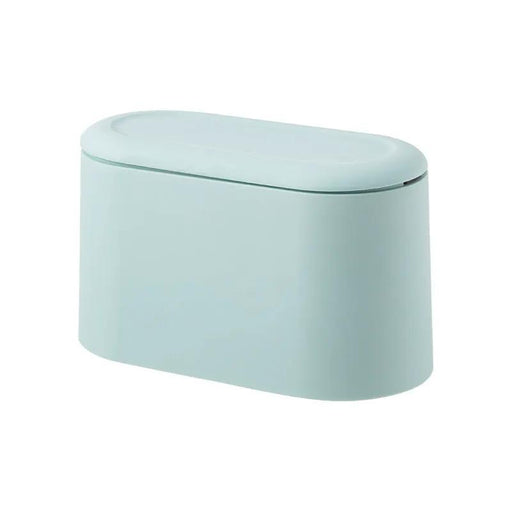 Desktop Trash Can with Lid by salelink.co.nz