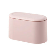 Desktop Small Trash Can Pink by salelink.co.nz