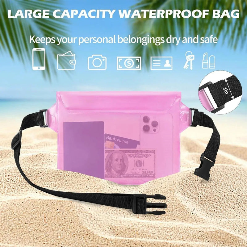 Waterproof Phone Pouch Pink by salelink.co.nz