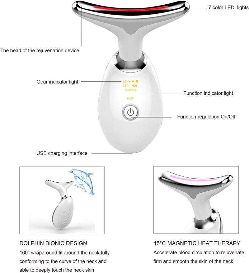 Multifunctional Face and Neck Massager by salelink.co.nz