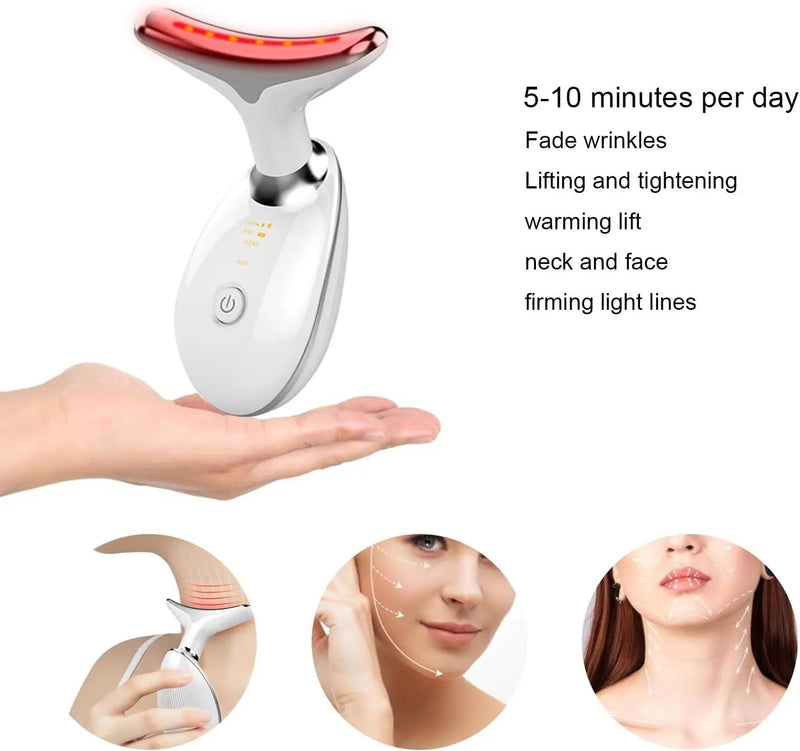 Multifunctional Face and Neck Massager by salelink.co.nz