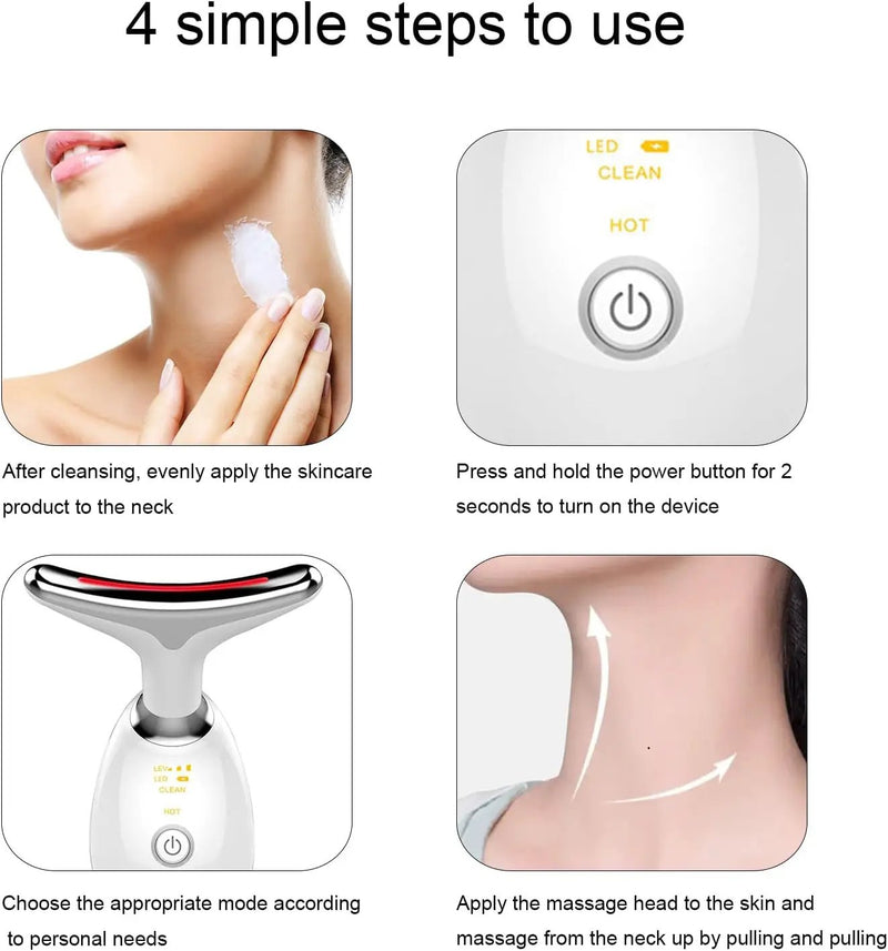 Multifunctional Face and Neck Massager by salelink.co.nz