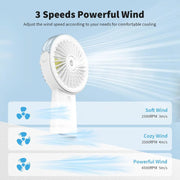 Portable Misting Fan 4000mAh Power Bank by salelink.co.nz