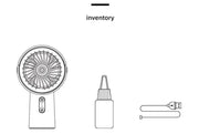 Portable Misting Fan 4000mAh Power Bank by salelink.co.nz
