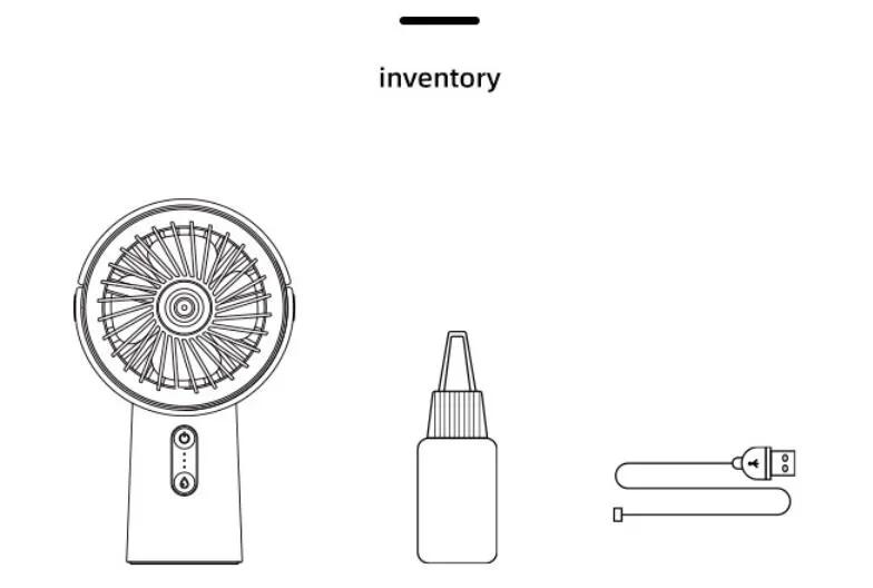 Portable Misting Fan 4000mAh Power Bank by salelink.co.nz